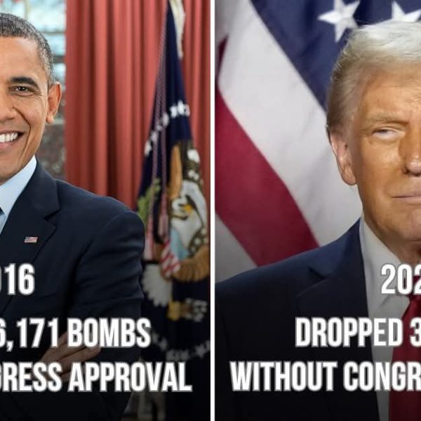 Just in: “Obama and Trump launched airstrikes without congressional war approval”