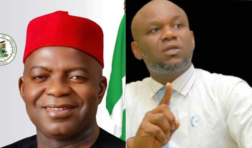 Governor Otti and Paul Njoku