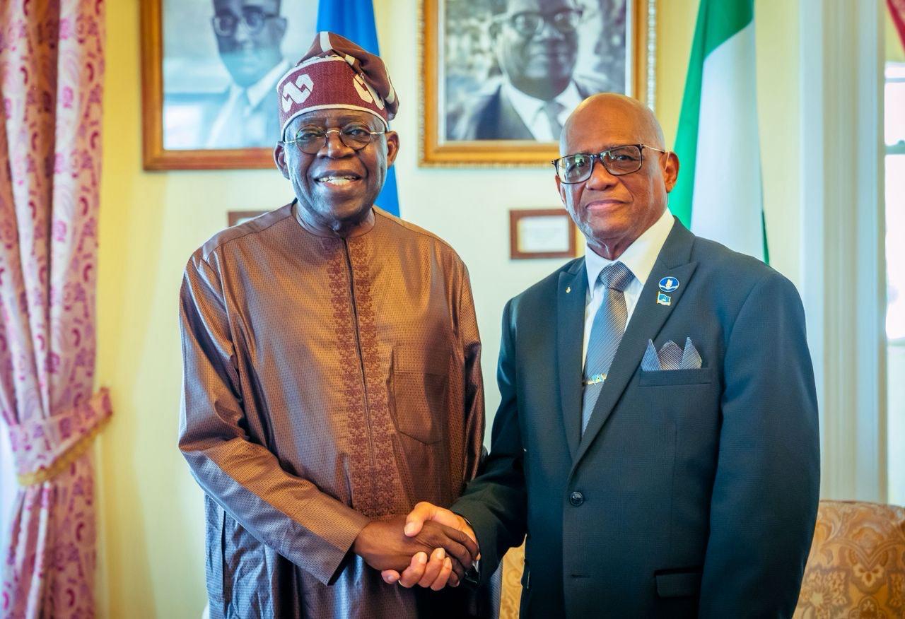 President Bola Tinubu and Prime Minister Philip J. Pierre