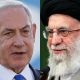 Israel's Benjamin Netanyahu versus Iran's Ayatollah Ali Khamenei