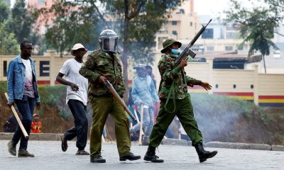 Kenyans storm the streets in protests one year after storming parliament