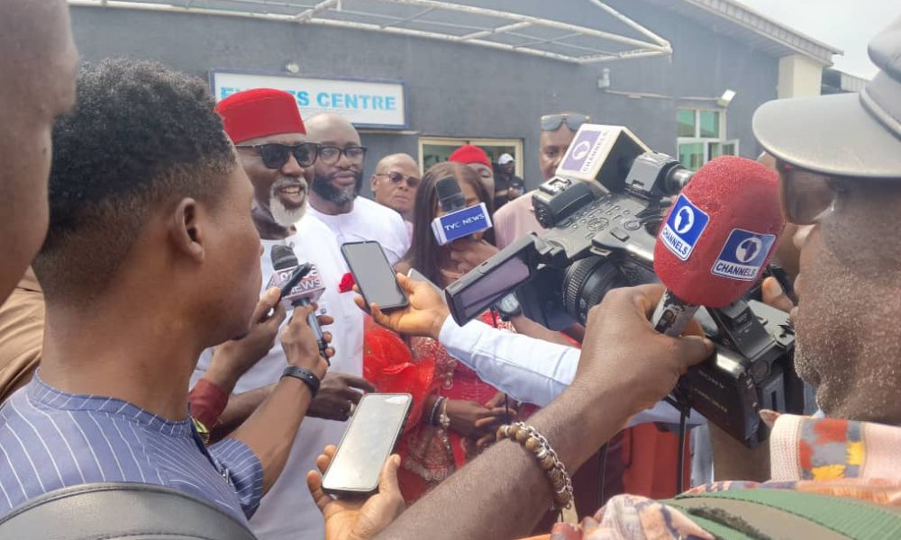 Chief Dr. George Moghalu unveils Hon. Ifeoma Okaro as his running mate in the November Anambra governorship elections