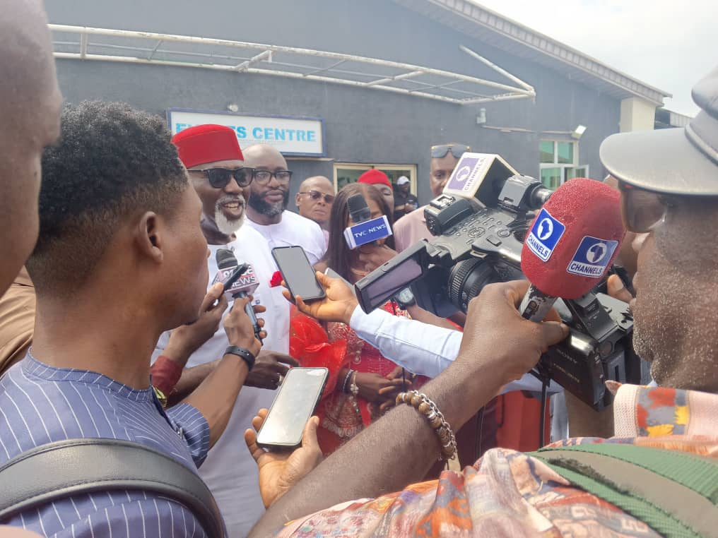 Chief Dr. George Moghalu unveils Hon. Ifeoma Okaro as his running mate in the November Anambra governorship elections