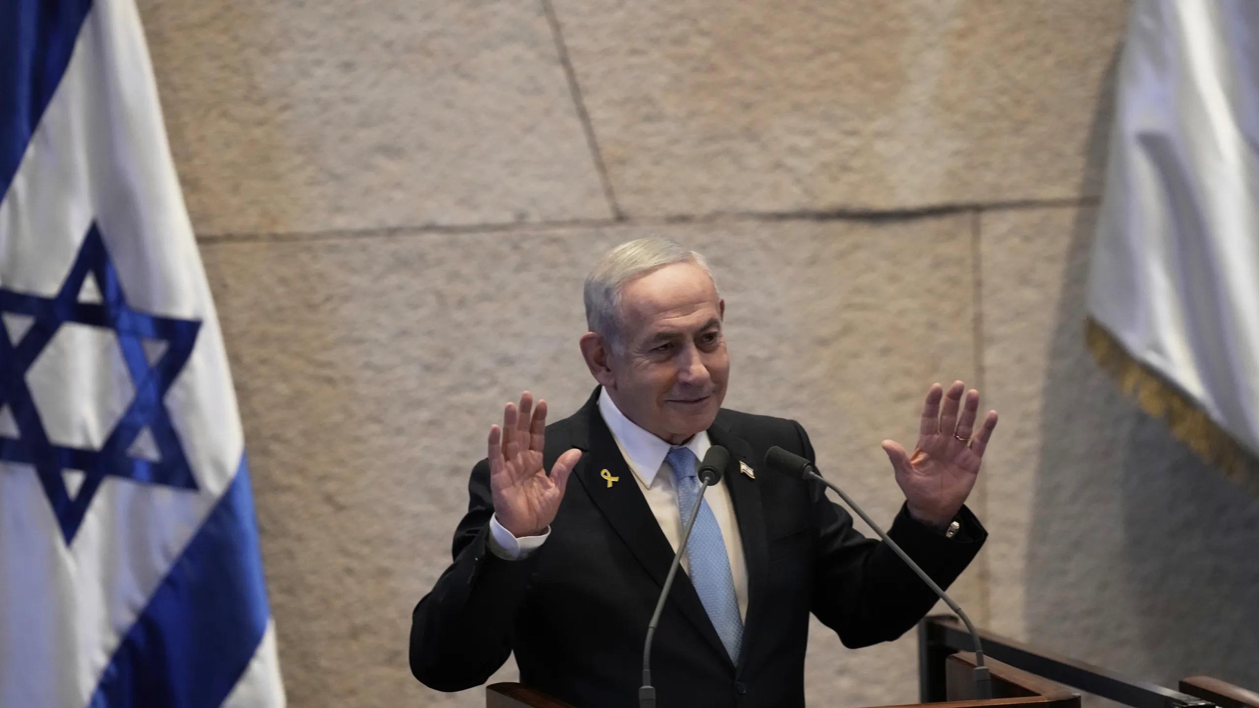 Netanyahu survives Netanyahu survives attempt to dissolve Israeli parliament amid military draft dispute