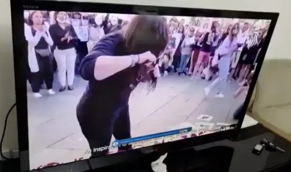 Moment hackers infiltrated Iran national Tv