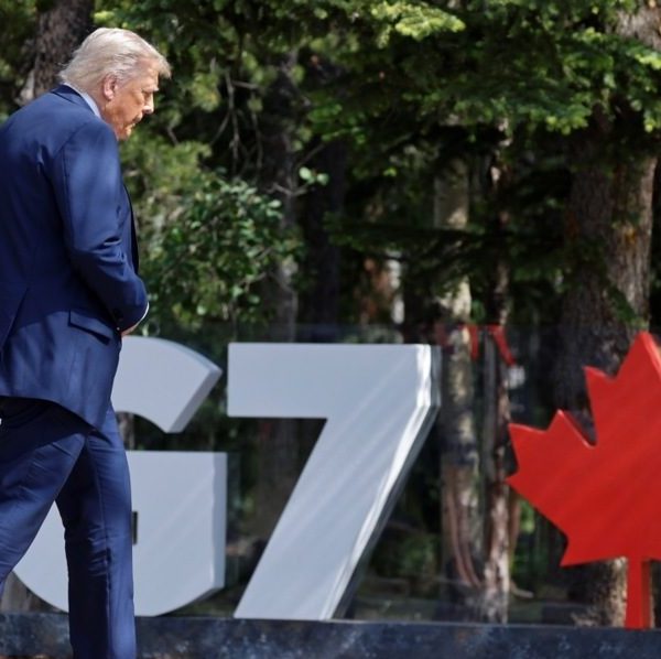 Trump leaves G7 early-warns Iran to evacuate