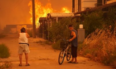 Turkey grapples with wildfires for second day
