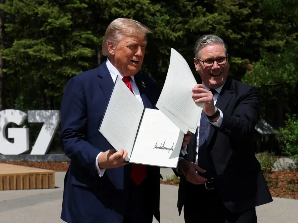 UK-US deal takes effect as Trump signs tariff reduction order