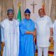 Anambra State All Progressives Congress (APC) governorship flagbearer, Prince Nicholas Ukachukwu, with national leadership and stakeholders of the party