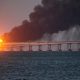 Ukraine hits Crimea bridge with underwater explosives