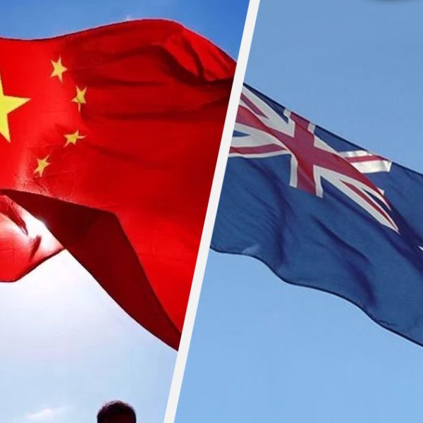 China and New Zealand flags.