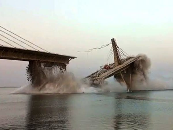 Deadly Bridge collapse in India kills two, injures 32