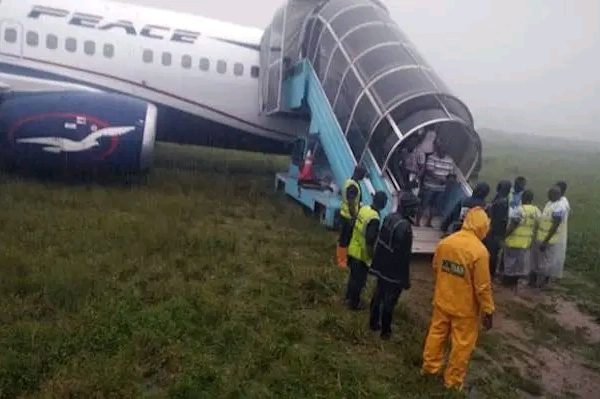 Air Peace Aircraft skids off runway in Port Harcourt