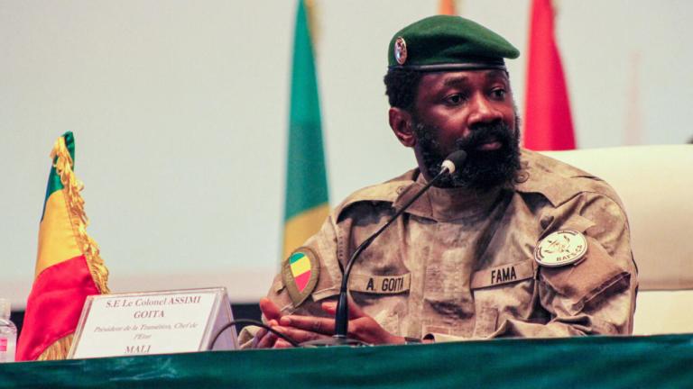 Leader of Mali's junta, General Goita