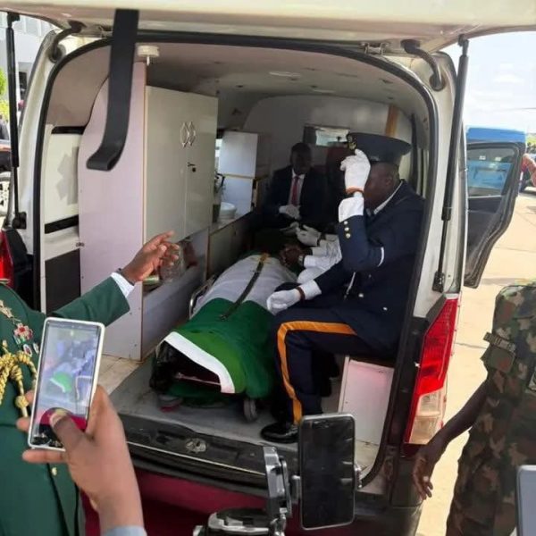PHOTOS: Buhari’s Body Arrives Katsina, Heads to Daura for Burial
