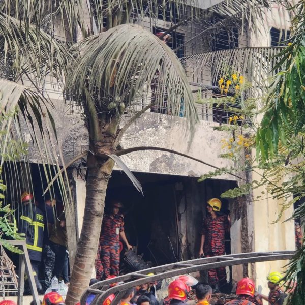 BREAKING: Bangladesh Air Force Jet Crashes into School, Lives Lost, 100+ Injured