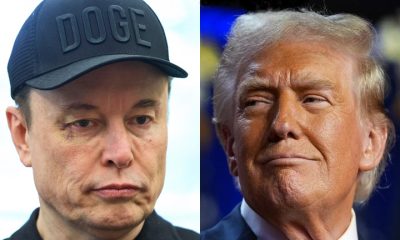 President Donald Trump versus Elon Musk