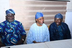 Rauf Aregbesola and opposition coalition leaders in Ondo