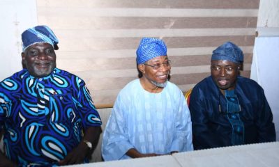 Rauf Aregbesola and opposition coalition leaders in Ondo