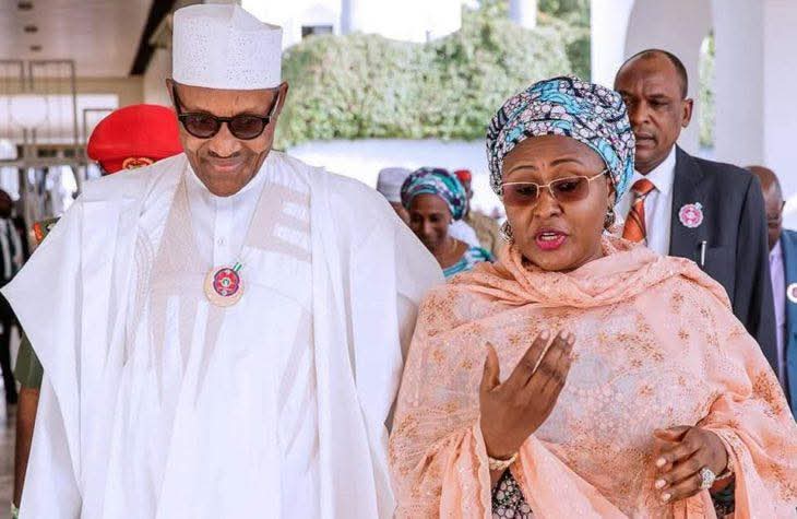 Muhammadu Buhari and Aisha