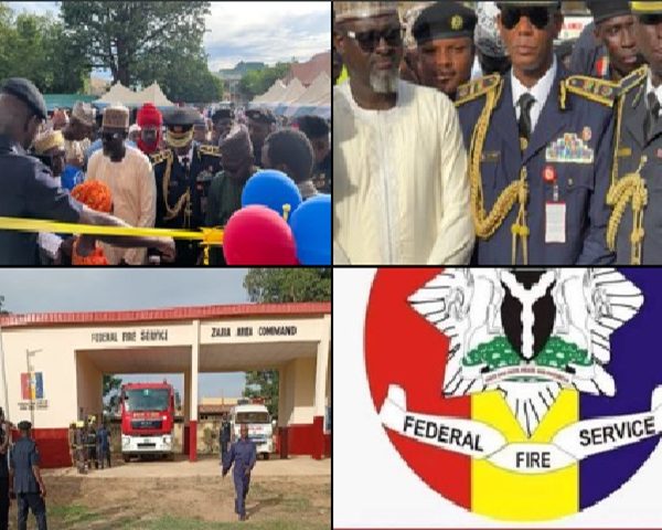 Federal Fire Service Commissions New Fire Station in Zaria