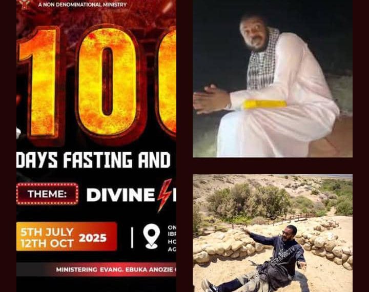 Prophet Ebuka Obi Declares 100 Days of Fasting and Prayer at Mount Sinai, Egypt