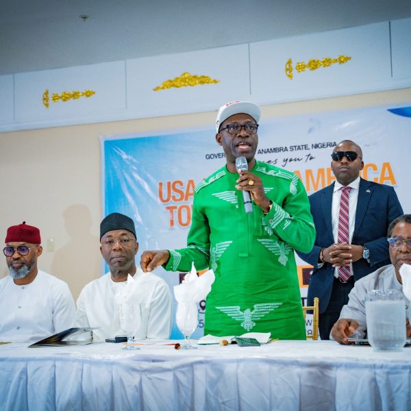 PHOTOS: Soludo presents scorecard to Anambra indigenes in U.S