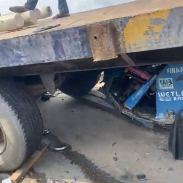 Delta Bridge Disaster: Julius Berger Truck Crushes Keke, Kills Passengers, Commuters