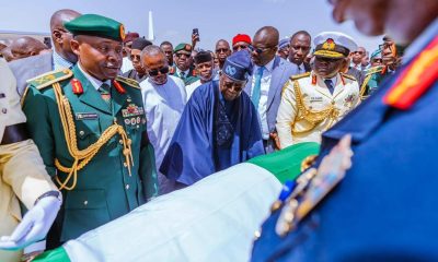 The remains of Muhammadu Buhari
