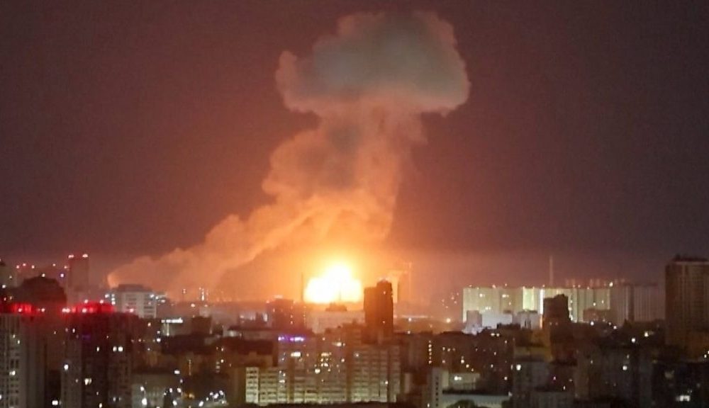 Kyiv hit by Russia drone attack