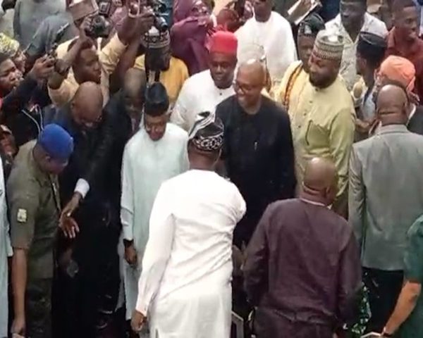 Obi, El-Rufai arrives at Yar’Adua Centre for Media Conference