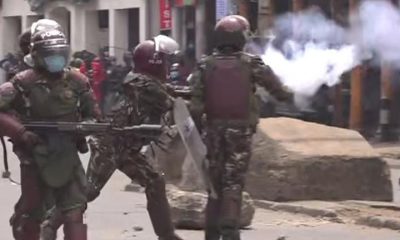 Police open fire at anti-government protesters