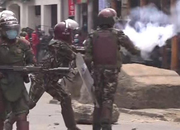 Police open fire at anti-government protesters
