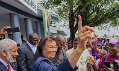 Suriname elects first female president