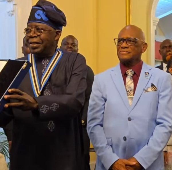 Tinubu receives Saint Lucia’s highest national honour