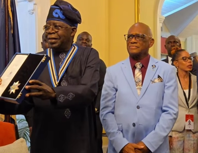 Tinubu receives Saint Lucia’s highest national honour