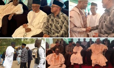 Pictures show Alhaji Atiku Abubakar, Mr. Peter Obi, Malam Nasir El-Rufai, Abubakar Malami, et al