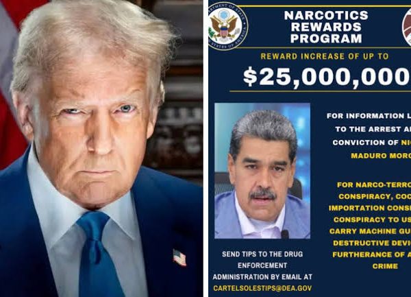 U.S. Declares Venezuela’s President and Allies Wanted