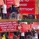 Protesters in Ghana