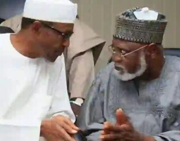 Abdulsalami Abubakar and former President Muhammadu Buhari