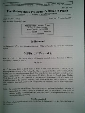 Prof. Usman Edward M. Asu, Nigeria's Lawyer In Czech Republic Consul's Murder Case, Raises Alarm, Says Nigeria Intelligence Agency Failed To Pay Him Despite Being Officially Hired And Now After His Life