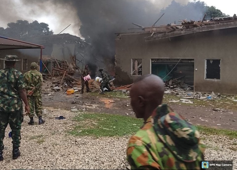 Explosions rocks army barracks