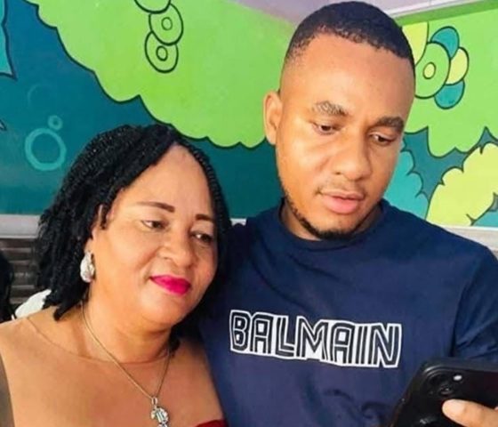 Ifesinachi Onyekesi and his mother, Esther Onyekesi