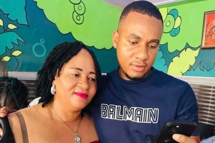 Ifesinachi Onyekesi and his mother, Esther Onyekesi