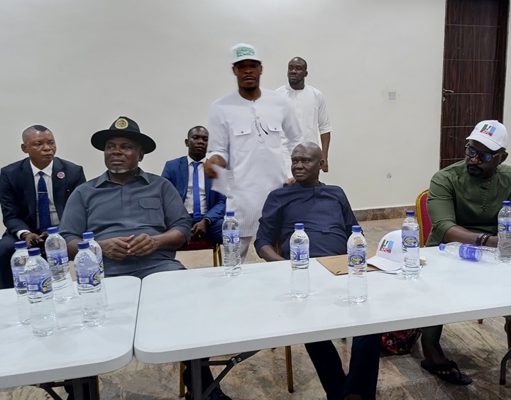 Prince Nicholas Ukachukwu during the interactive session with executives of all major markets in Anambra State