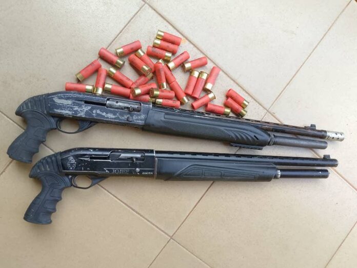 Guns recovered from IPOB militant