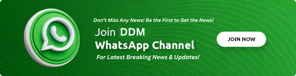 Follow DDM on Whatsapp