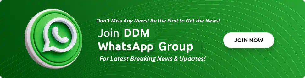 Follow DDM on Whatsapp