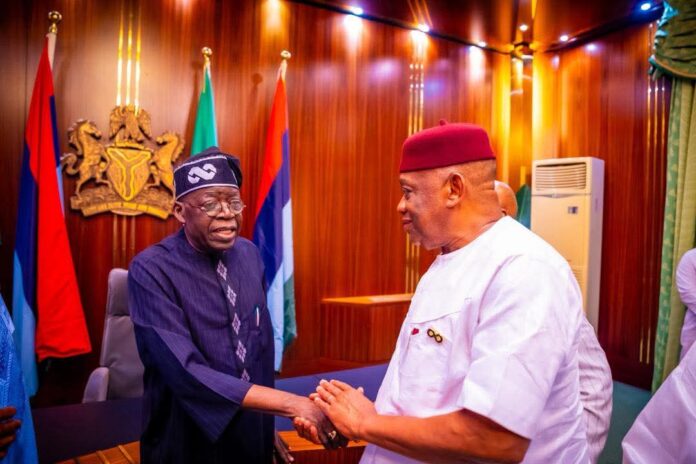 President Tinubu and Orji Uzor Kalu