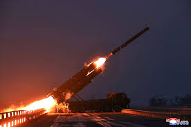 North Korean Fires Missiles on South Korea as talks stall.